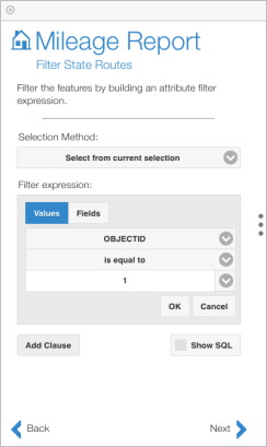 Attribute selection method chosen